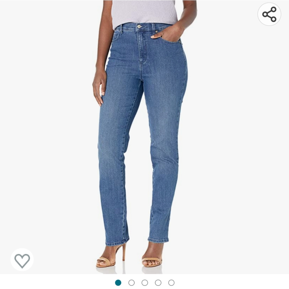 Gloria Vanderbilt Women's Amanda Classic High Rise Tapered Jean